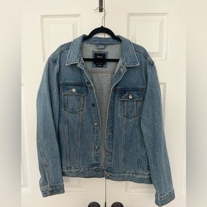 VINTAGE Style RVCA Denim Jacket Size Large